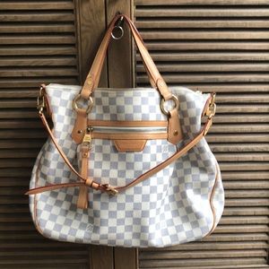 Louis Vuitton Evora Mm Damier Azur